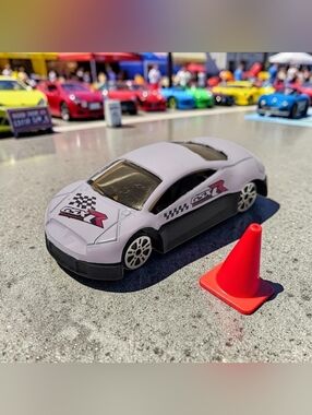Jin Dei Le Mitsubishi Eclipse GSX-R"/ "Niwogunxia"/ Checkered Flag/Die-Cast 1:64
